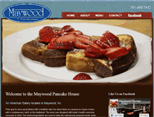 Tablet Screenshot of maywoodpancakehouse.com